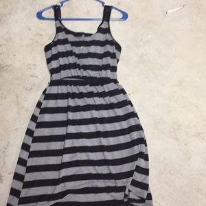 High low mini dress